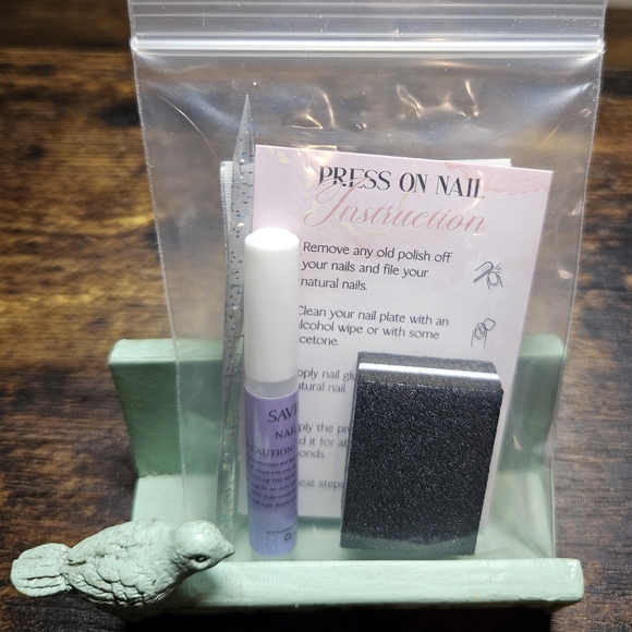 Custom Handcrafted Press On Set - Medium Almond - NWOT - Picture 7 of 8